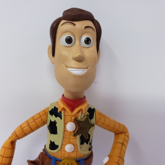 Disney Pixar Toy Story Buzz Lightyear Woody Toy Figures Set of 2 - Picture 2 of 16